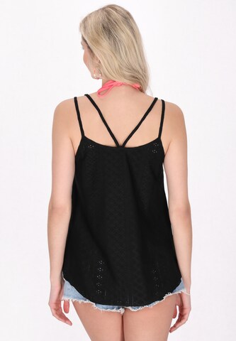 IZIA - Top 'Fashion Look' en negro