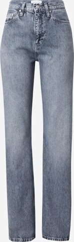 Calvin Klein Jeans Regularen Kavbojke 'HIGH RISE STRAIGHT' | modra barva: sprednja stran