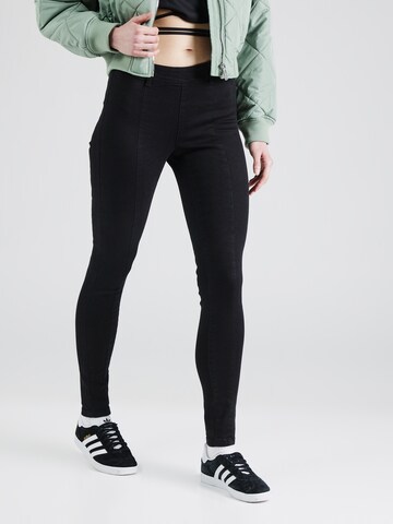 ONLY Skinny Jeans 'WAUW' in Zwart: voorkant