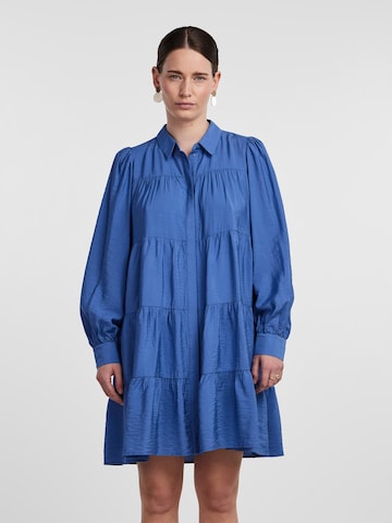 Y.A.S Košilové šaty 'PALA' – modrá: přední strana