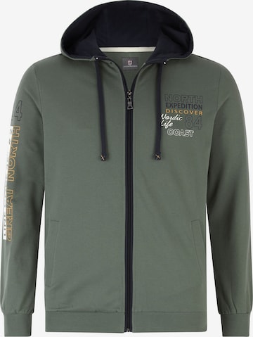 Jan Vanderstorm Sweat jacket 'Roderich' in Green: front