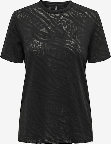 T-shirt 'REBE' ONLY en noir : devant