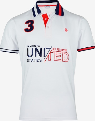 U.S. POLO ASSN. Shirt in White: front