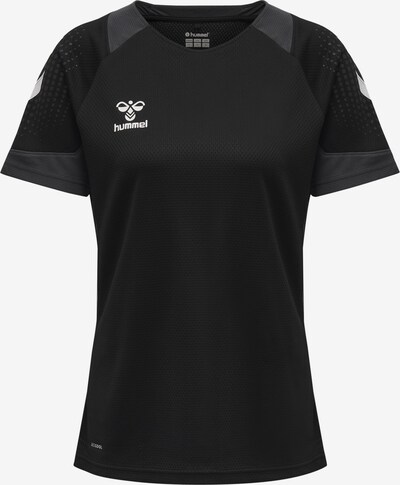 Hummel T-shirt fonctionnel en gris / noir / blanc, Vue avec produit