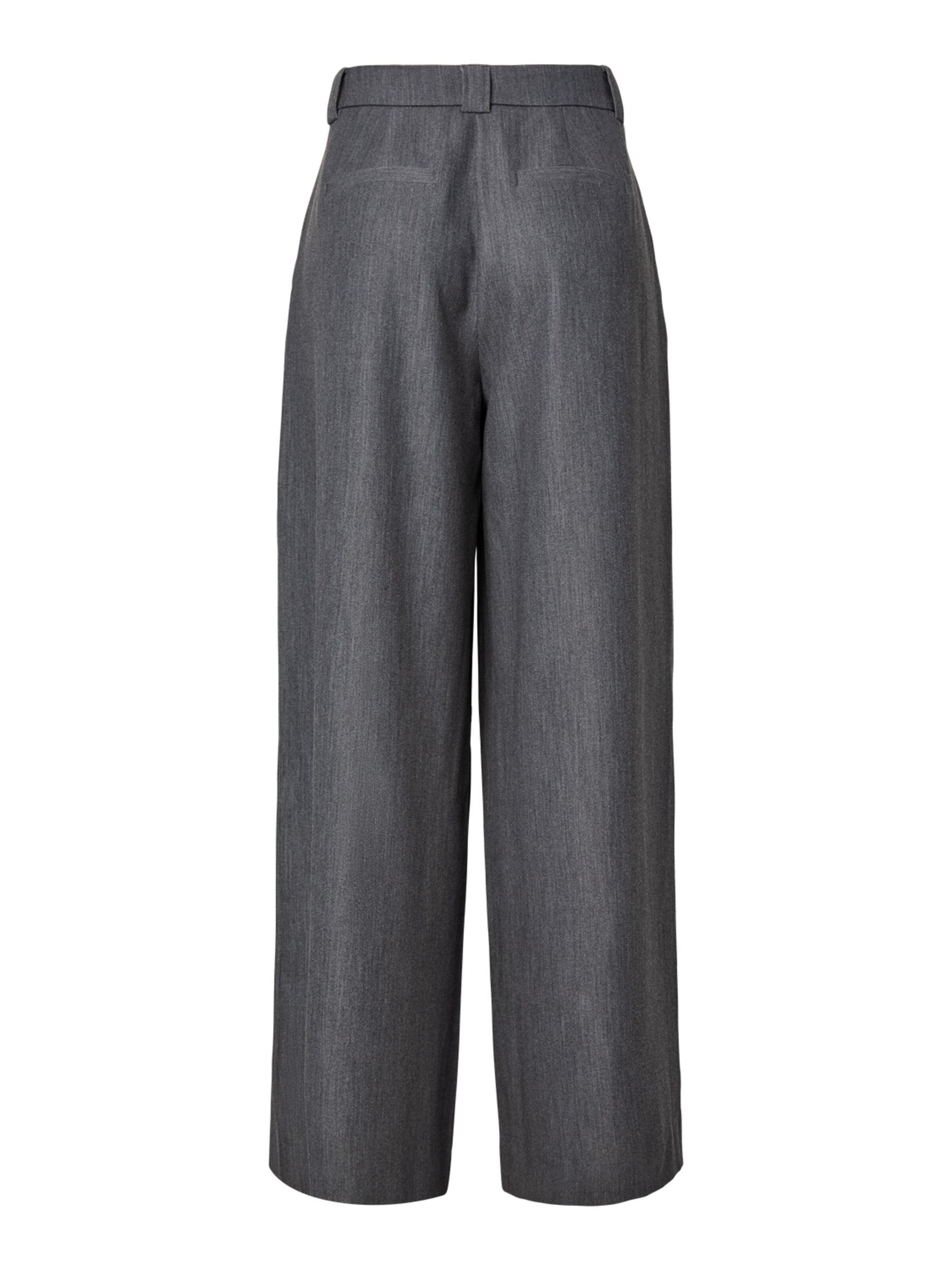 YAS - Pierna ancha Pantalón 'INVA' en gris