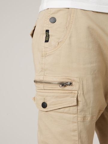 Regular Pantalon cargo 'Danason' Deeluxe en beige