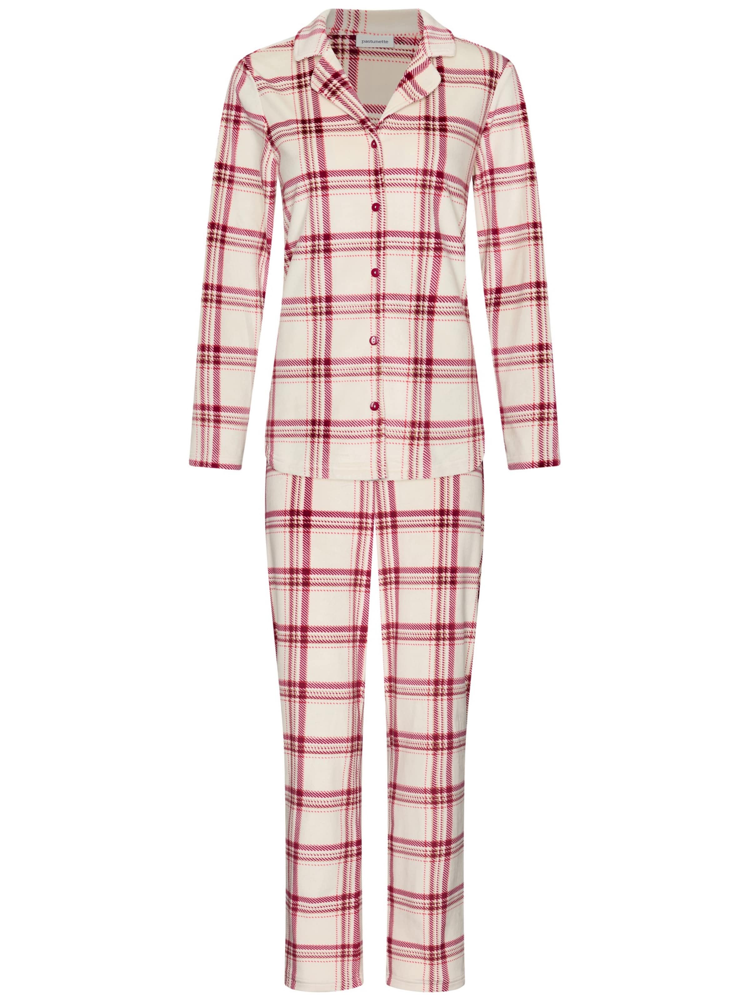 Pastunette Pyjama 'Rosewood Comfort' in Beige