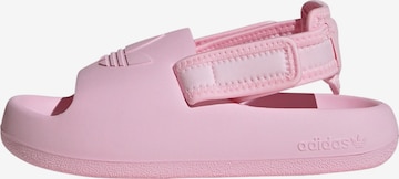 ADIDAS ORIGINALS - Zapatos abiertos 'Adifom Adilette' en rosa: frente
