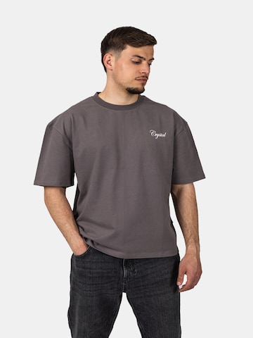 Crystal Paris Shirt 'Laville' in Grijs: voorkant
