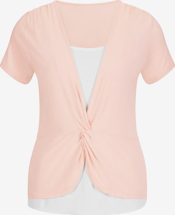 Linea Tesini by heine Shirt in Oranje: voorkant
