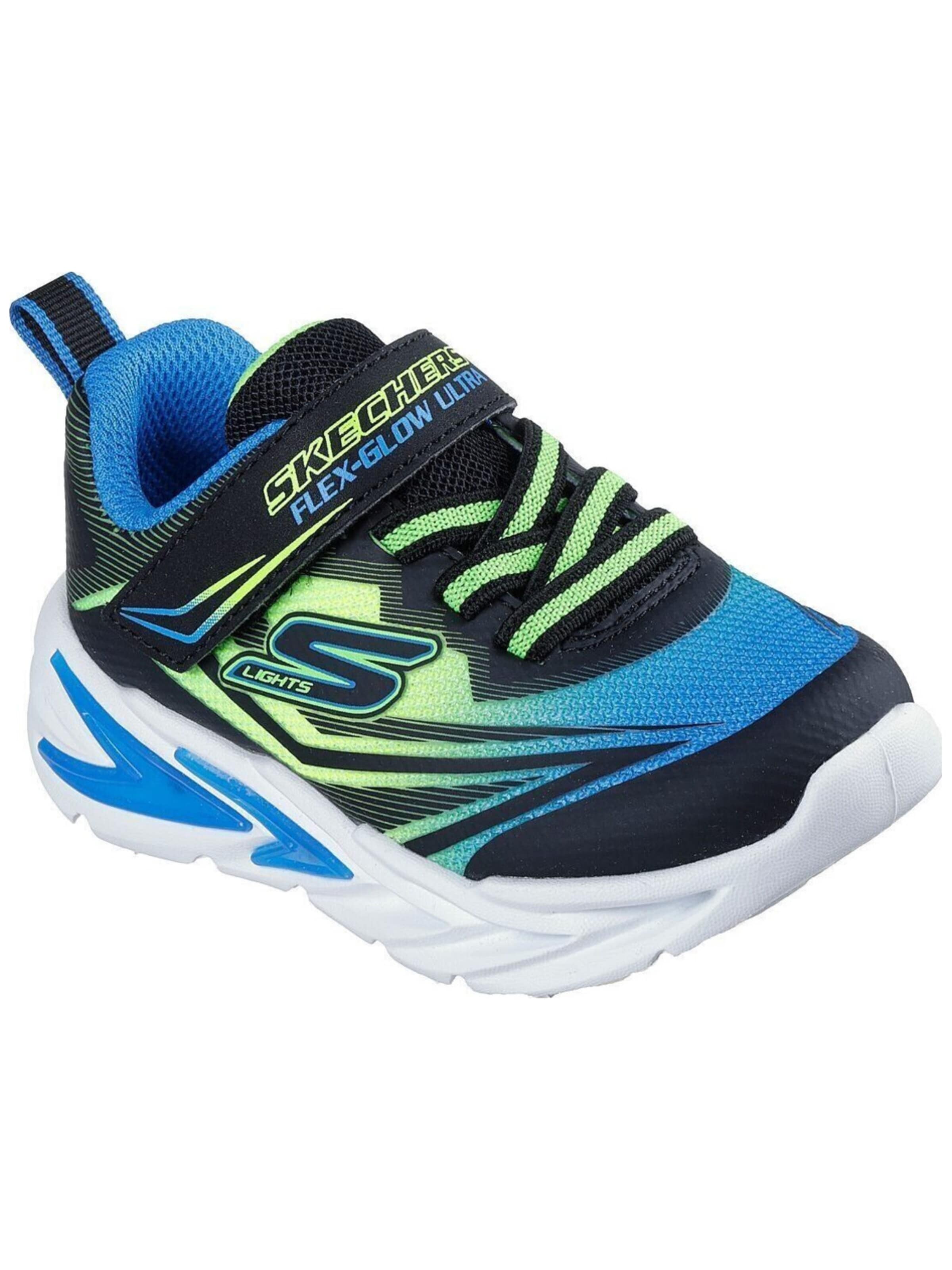 SKECHERS Sportschuh 'Skechers S Lights-flex-glow' in Blau: Vorderseite