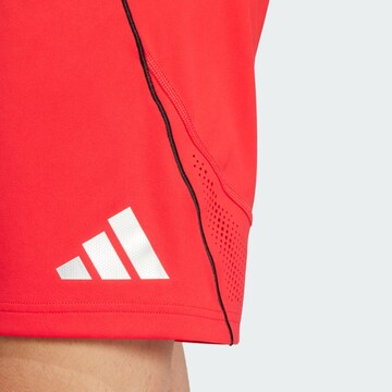 Regular Pantalon de sport 'Tiro 25 Pro' ADIDAS PERFORMANCE en rouge