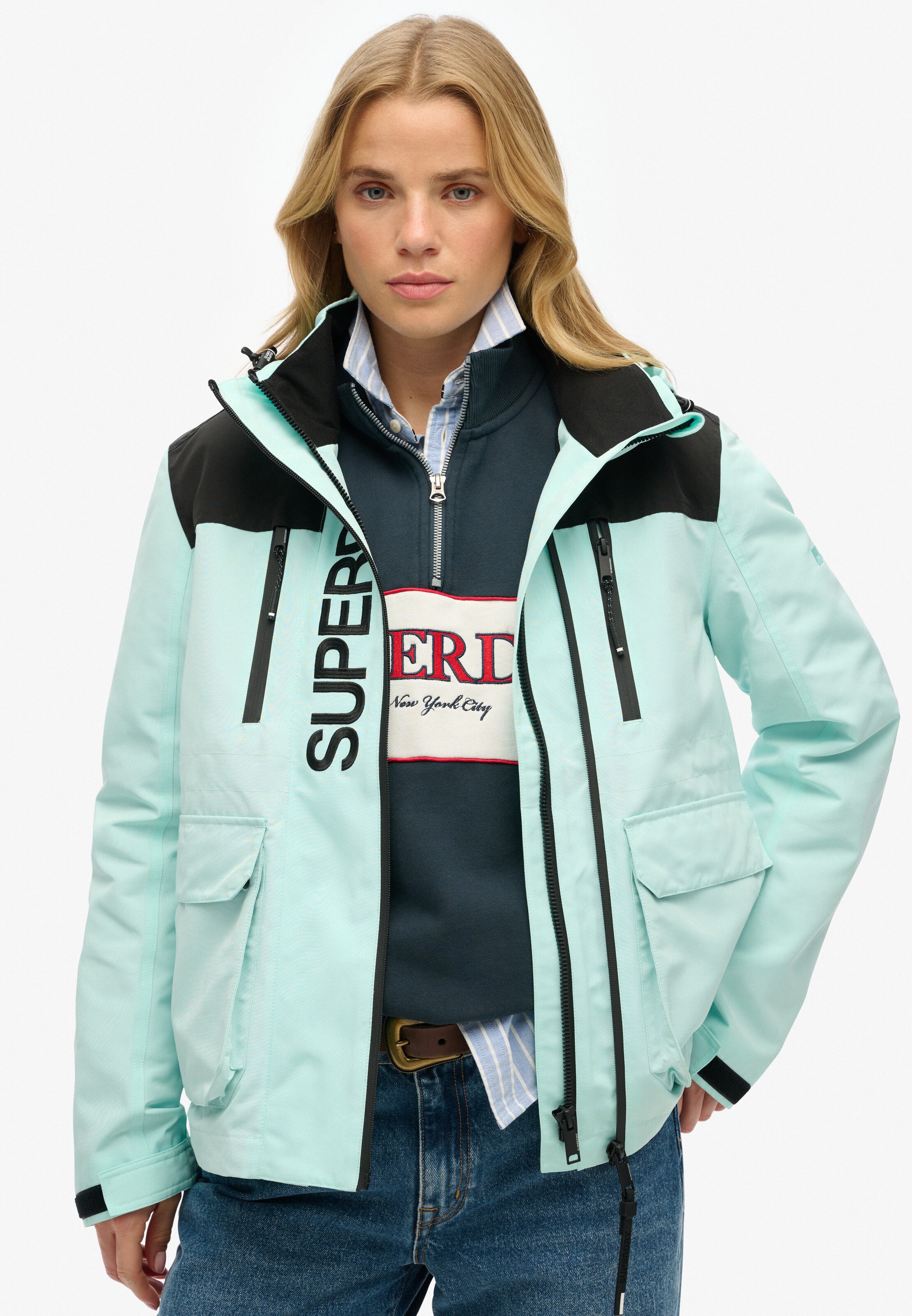 Superdry Performance Jacket 'Ultimate Windbreaker' in Blue