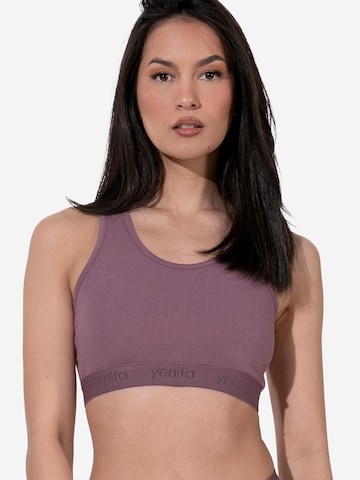 Bustino Reggiseno ' Sports-Collection mit breiten Trägern ' di Yenita in colori misti: frontale