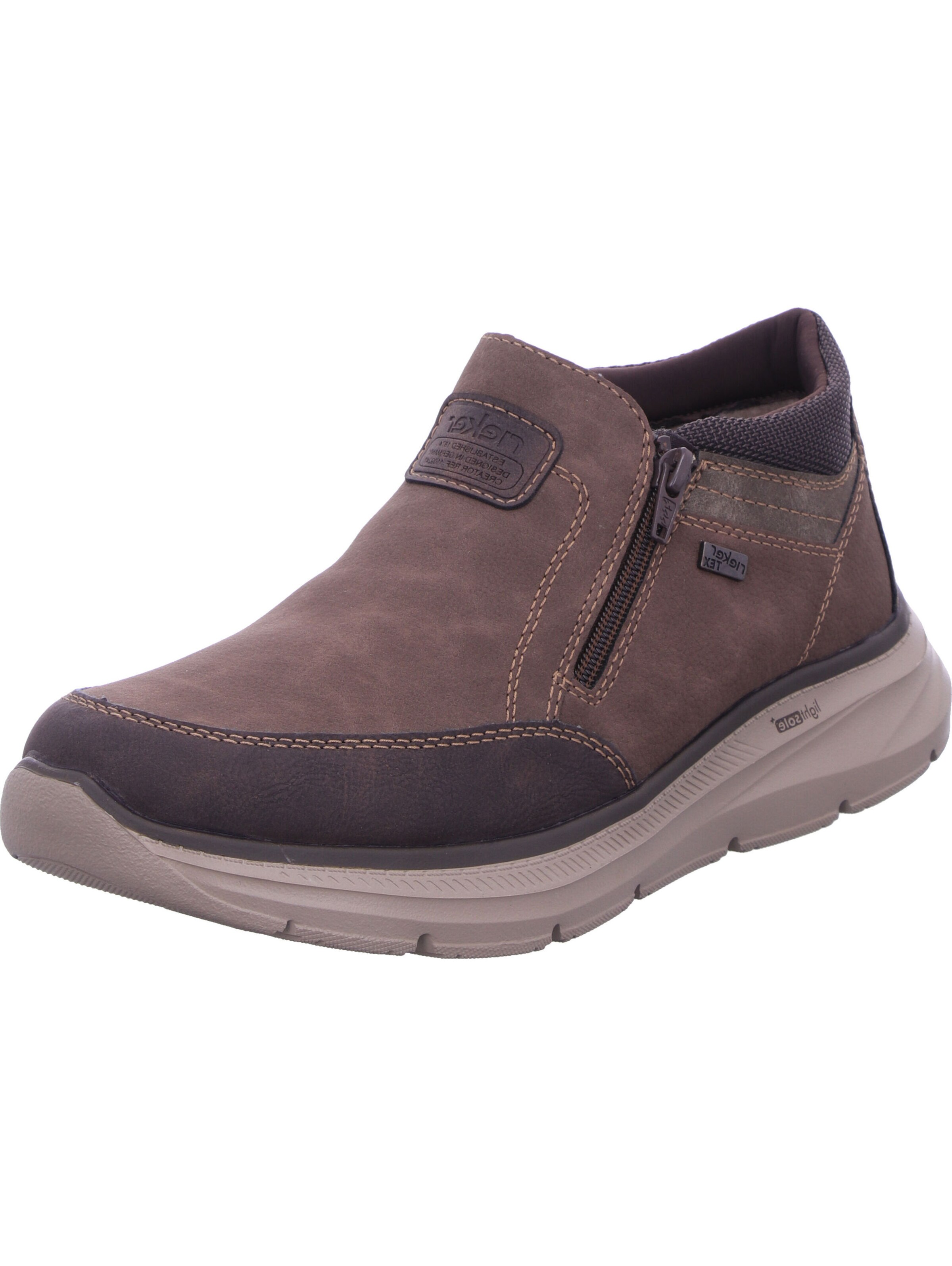 Boots Rieker en marron : devant