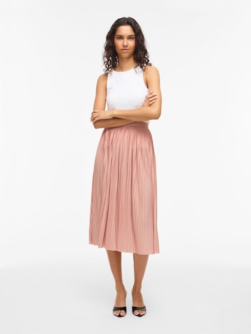 VILA Nederdel 'VIPlis' i pink