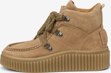 Bottines à lacets 'Bianca' Marc O'Polo en marron : devant