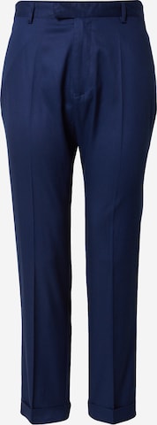 ABOUT YOU x Jaime Lorente Обычный Плиссированные брюки 'Rico' в Синий: спереди