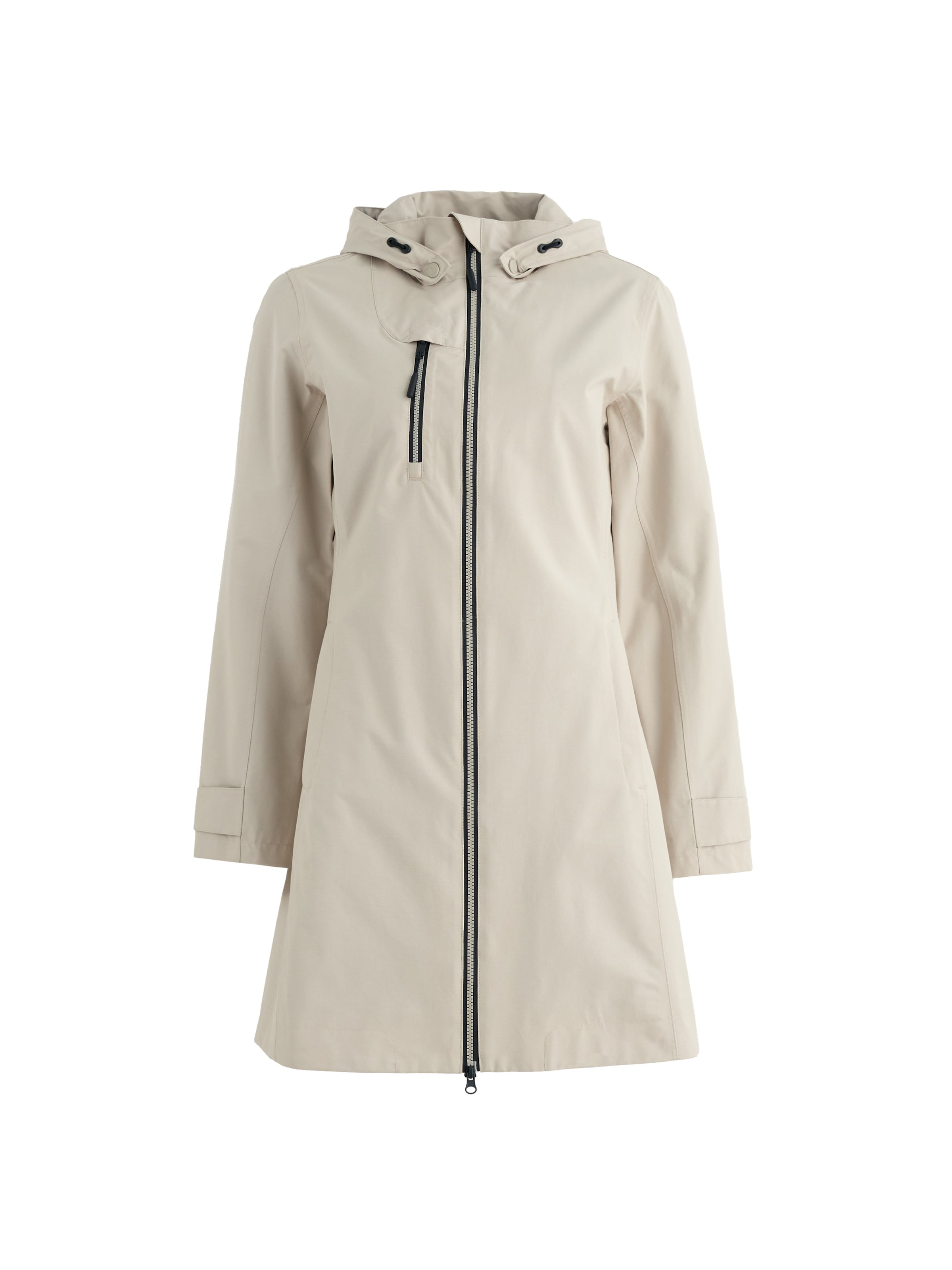 Seasalt Cornwall Between-seasons coat 'Coverack II' in S in Ecru, Item view