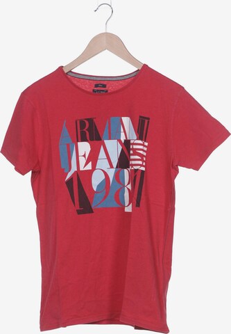 Armani Jeans T-Shirt XXL in Rot: predná strana