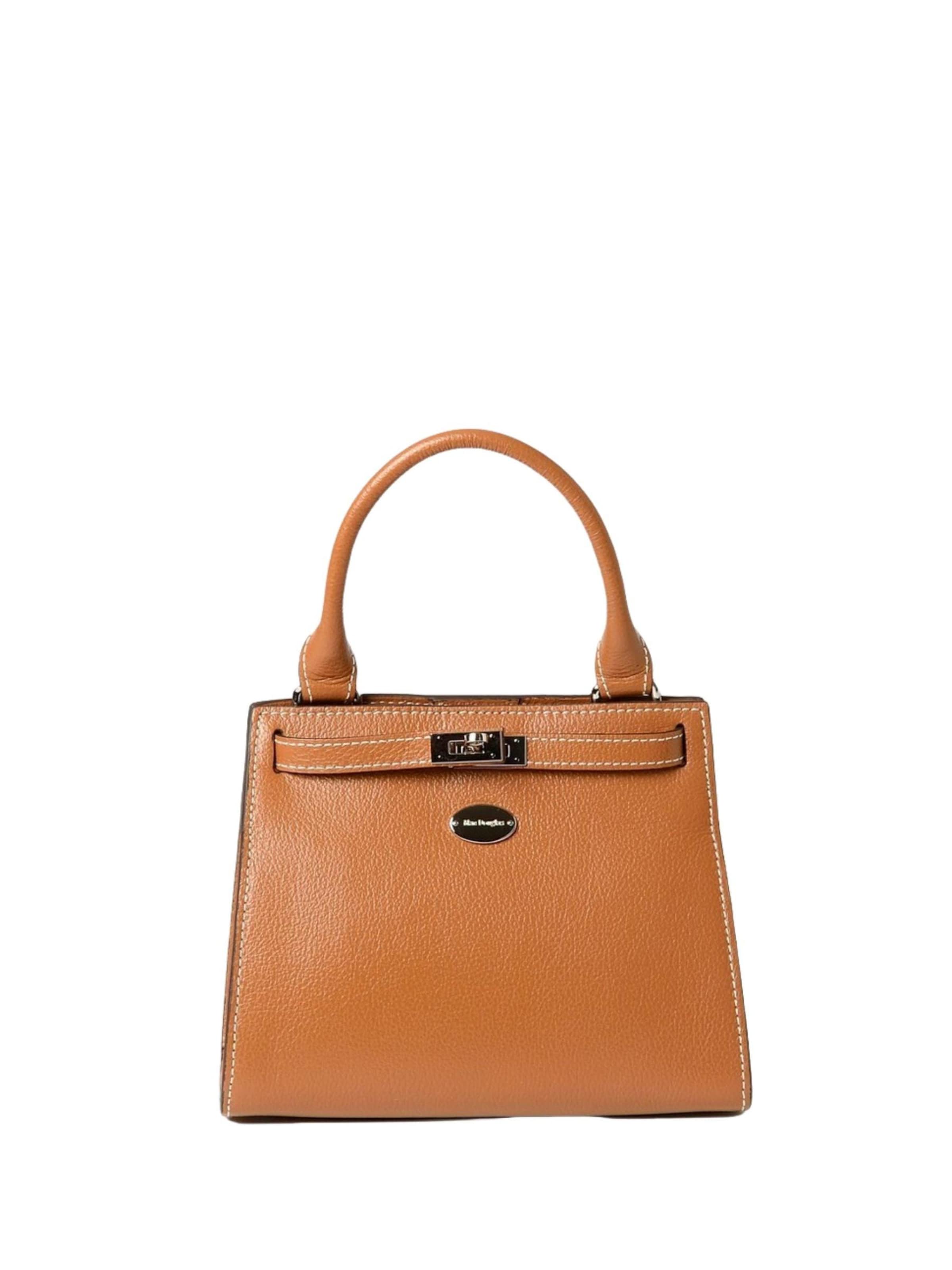 MAC DOUGLAS Handtas 'Mac Douglas Sacs À Main MINI Temple Buni Cuir Marron' in Bruin: voorkant