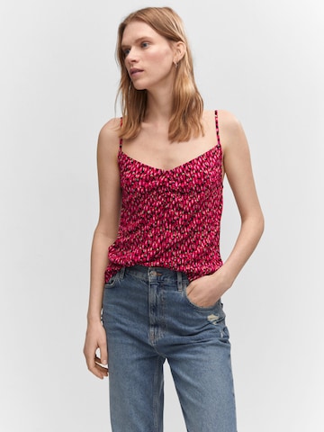 MANGO Top 'POMELI' in Rood: voorkant