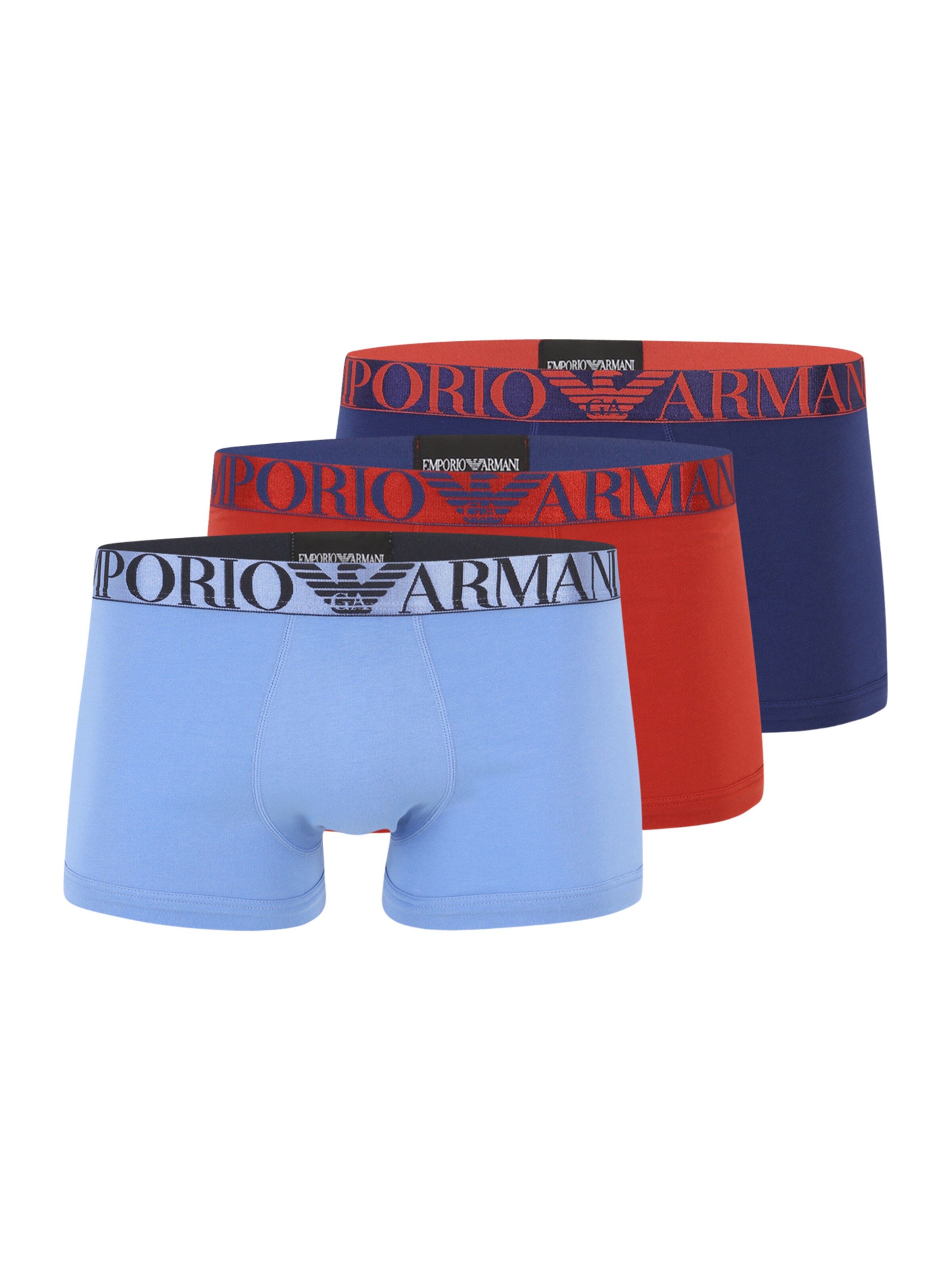 Boxer di Emporio Armani in blu: frontale