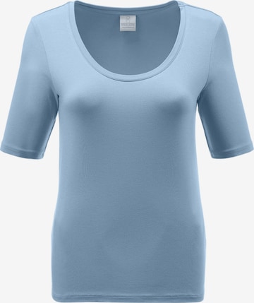 T-shirt MADELEINE en bleu : devant