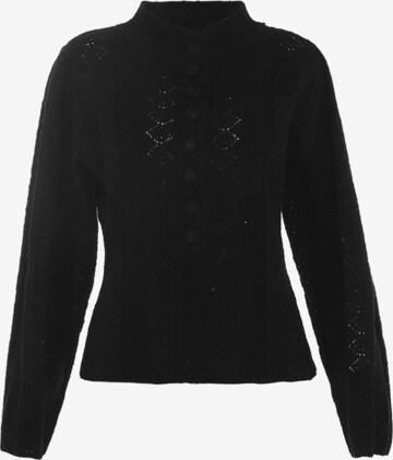 Pull-over faina en noir : devant