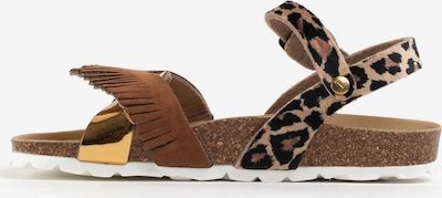 Bayton Sandale 'Franny' u pijesak / višnja / zlatna / crna, Pregled proizvoda