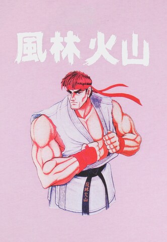 Recovered T-Shirt 'Street Fighter Ryu' in Rot