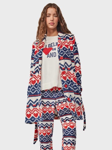 Robe de chambre Gisela en bleu