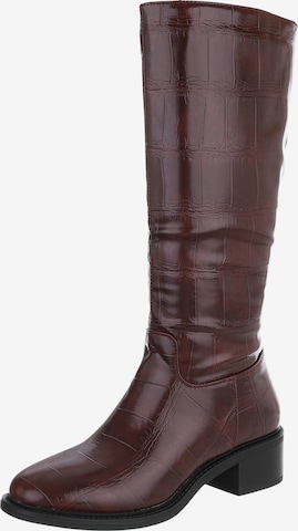 Ital-Design Boots in Red: front