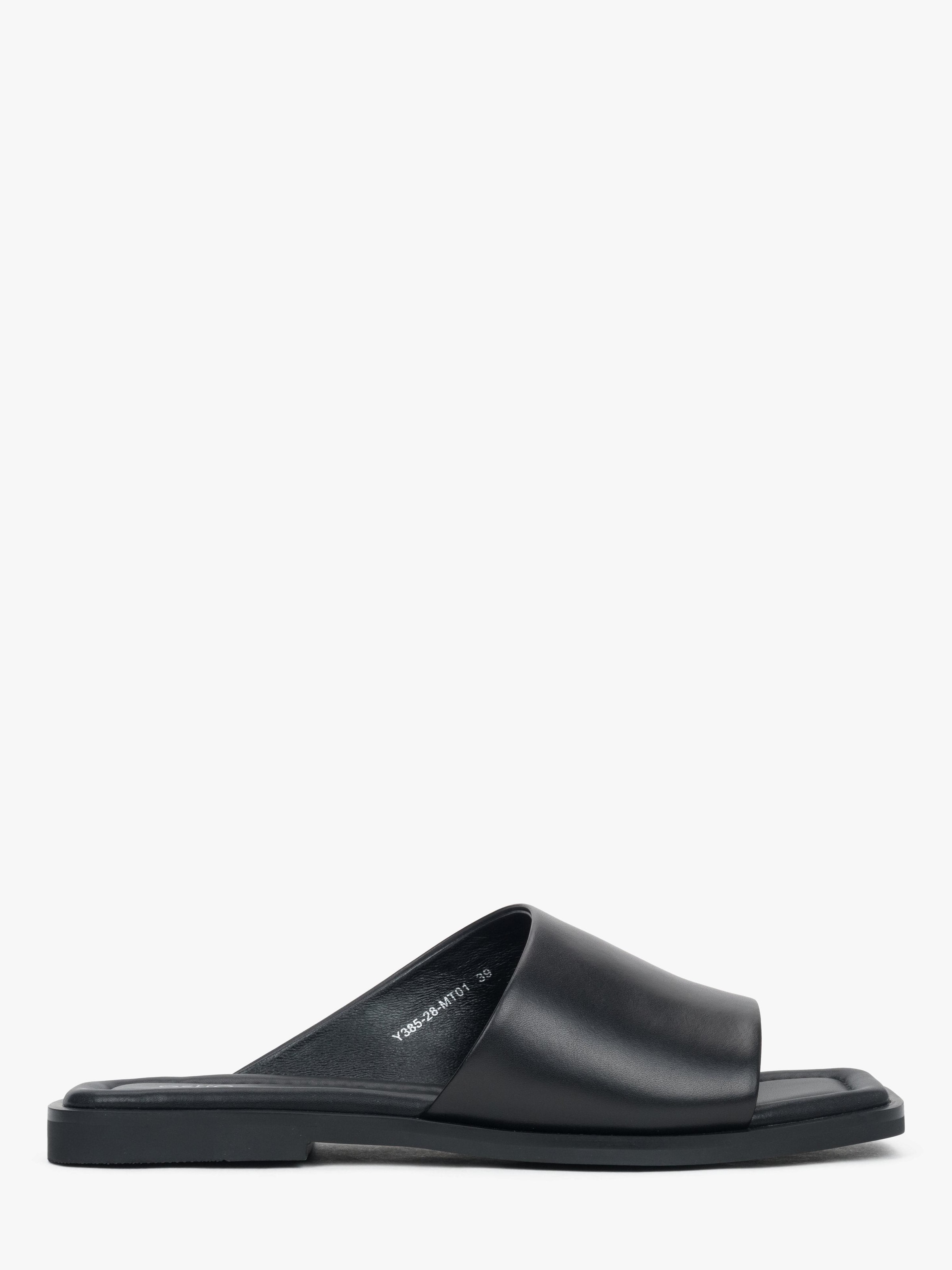 Estro Sandale '385-28'‌‌‌‌‌ in Schwarz: Vorderseite
