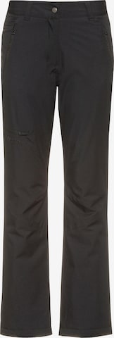 Maier Sports Boot cut Outdoor Pants 'Dunit' in Black: front