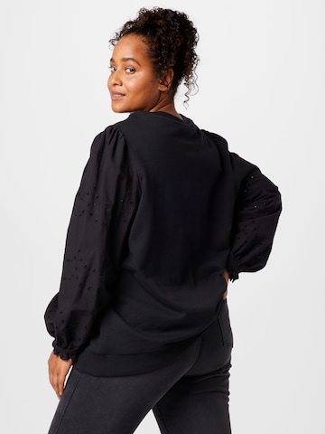 Sweat-shirt Dorothy Perkins Curve en noir