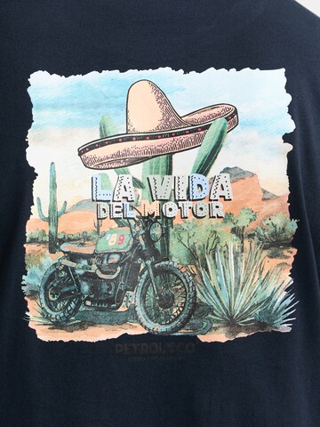 Petrol Industries T-shirt i blå