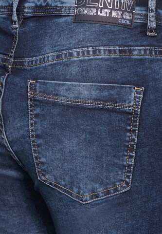 CECIL Slimfit Jeans in Blau