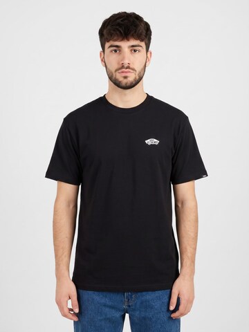 T-Shirt 'Style 76 II Loose SS Tee Black / White' VANS en noir : devant