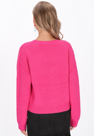 IZIA Knit cardigan in Pink