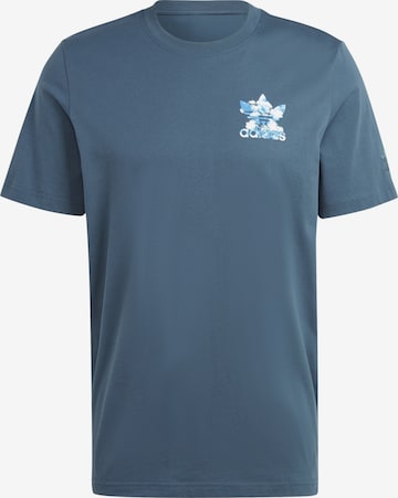 ADIDAS ORIGINALS Performance Shirt in Blue: front