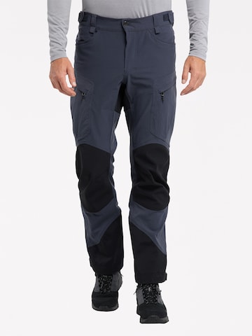 Haglöfs Regular Outdoor Pants 'Rugged Mountain' in Blue: front