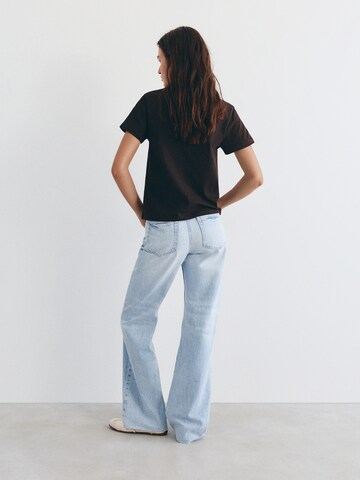 Pull&Bear T-shirt i blå