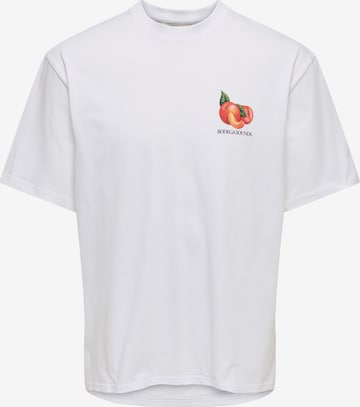 Only & Sons - Camiseta 'ONSTASTY' en blanco: frente