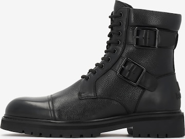 juoda Kazar Auliniai batai su raišteliais: priekis