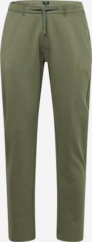 QS Tapered Trousers in Green: front