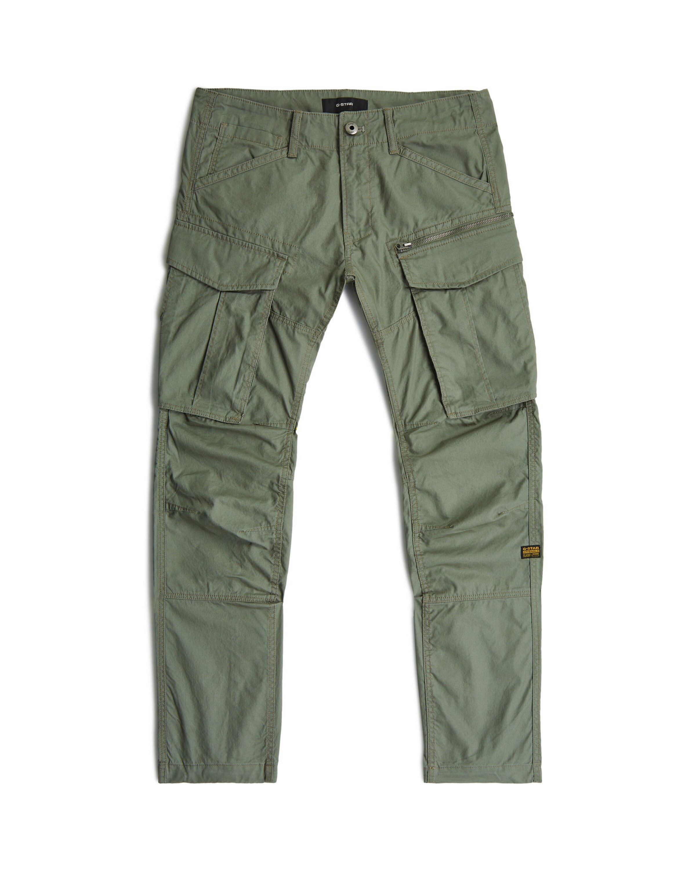 G-STAR Pantalon cargo 'Zip 3D Regular Tapered Pants' en 24/26 en vert, Vue avec produit