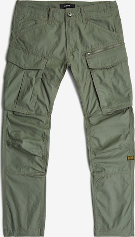 Pantalon cargo 'Zip 3D Regular Tapered Pants' G-STAR en vert : devant