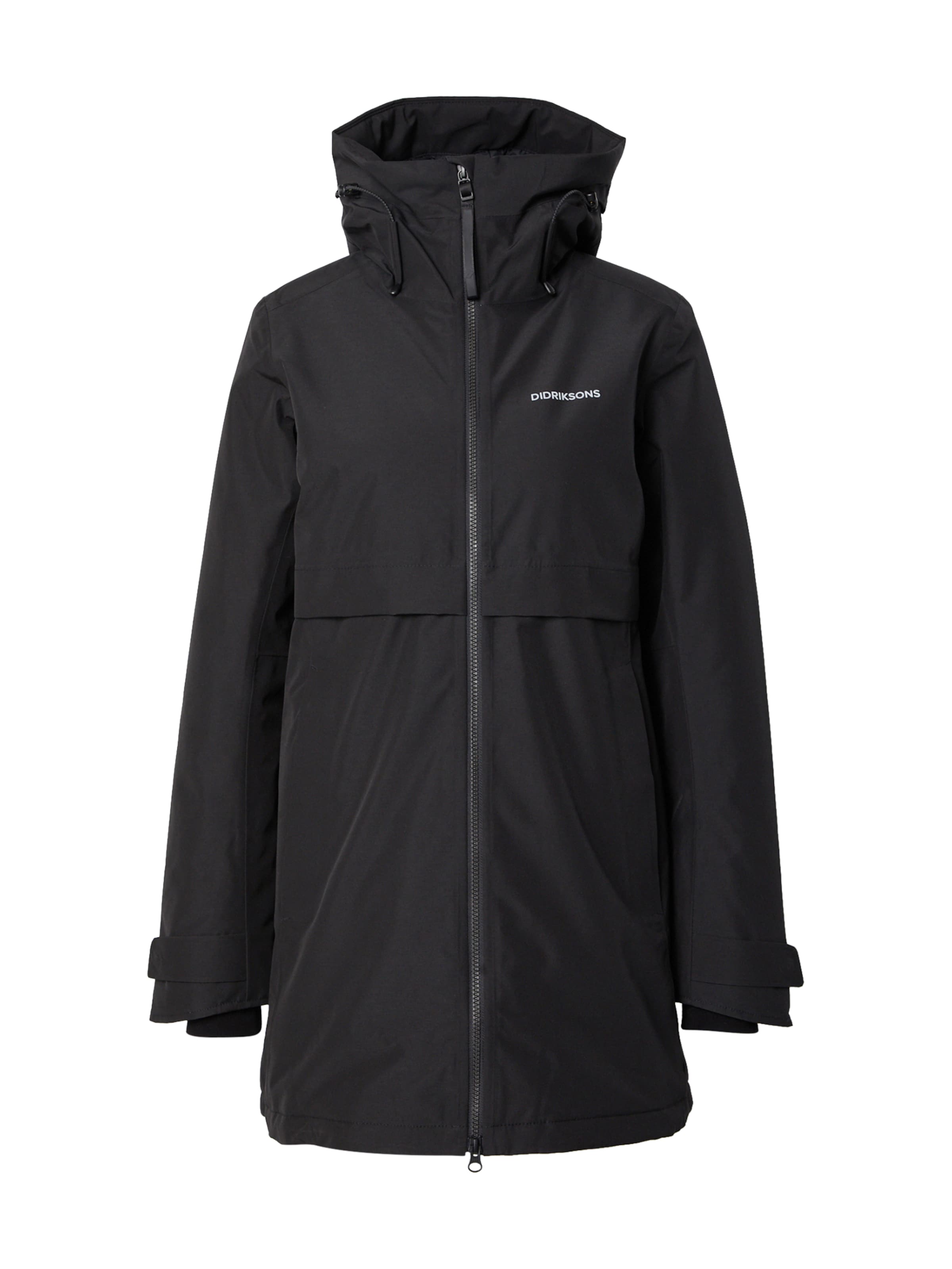 Didriksons Outdoorjacka &#x27;HELLE&#x27; i svart: framsida