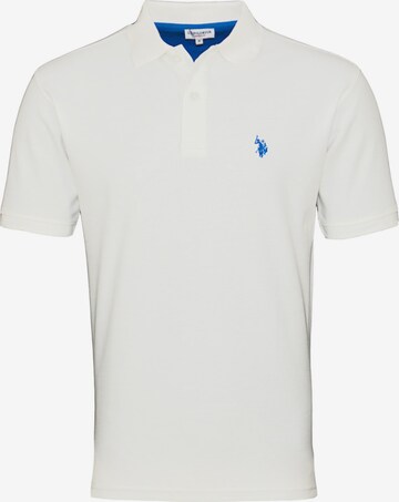 T-Shirt U.S. POLO ASSN. en blanc : devant